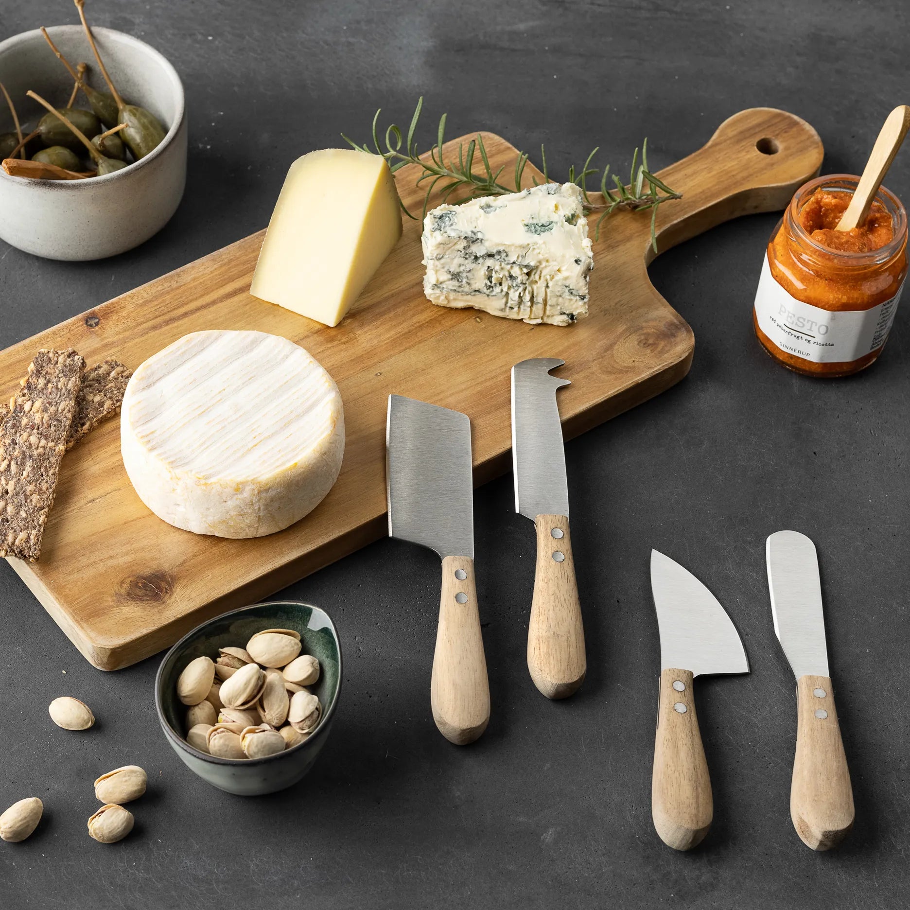 Auri Akazienholz Tapasbrett